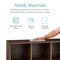 Best Choice Products 6-Cube Bookshelf, 11in Display Storage System, Organizer w/ Removable Back Panels